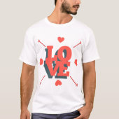 Valentijn liefde t-shirt (Voorkant)