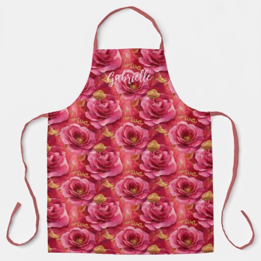 Valentijn liefde voor je favoriete diva schort (Voorkant)