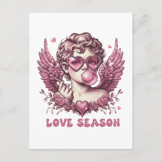 Valentijn Liefdes Seizoen Briefkaart (Voorkant)