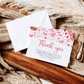 Valentijn Liefje Baby shower Dank je Kaart