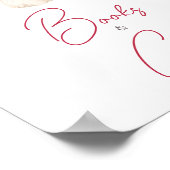 Valentijn Liefje Boeken en Geschenken Poster (Hoek)