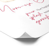 Valentijn Liefje Moeder Osa Bar Poster (Hoek)