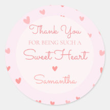 Valentijn Liefje Roze Perzik Harten Verjaardag