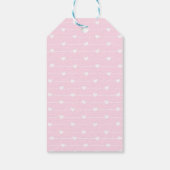 Valentijn Liefroze Vrachtwagen 1e verjaardag Cadeaulabel (Achterkant)