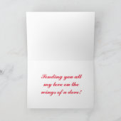 Valentijn lieve vrouw feestdagen kaart (Binnen)