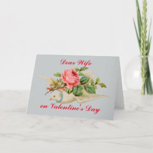 Valentijn lieve vrouw feestdagen kaart