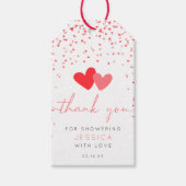 Valentijn Lieverd Baby shower Favor Cadeaulabel (Voorkant)