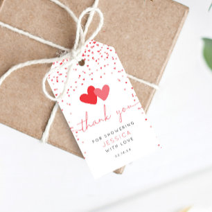 Valentijn Lieverd Baby shower Favor Cadeaulabel