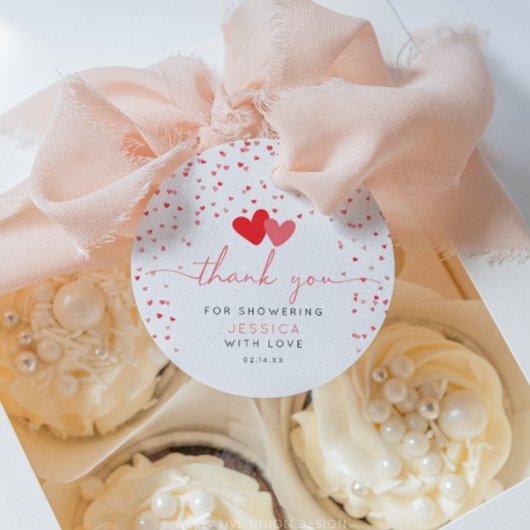 Valentijn Lieverd Baby shower Favor Gift Labels