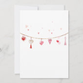 Valentijn Lieverd Baby shower Kaart (Achterkant)