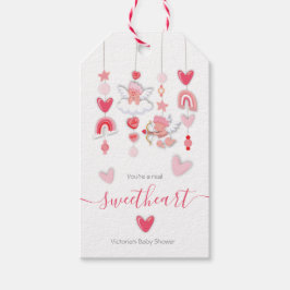 Valentijn Lieverd mobiel Baby shower Cadeaulabel