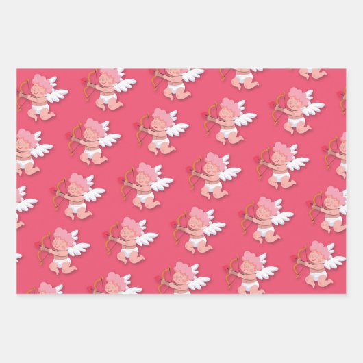 Valentijn Lieverd mobiel Baby shower Inpakpapier Vel (Voorkant 3)