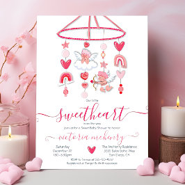 Valentijn Lieverd mobiel Baby shower Kaart