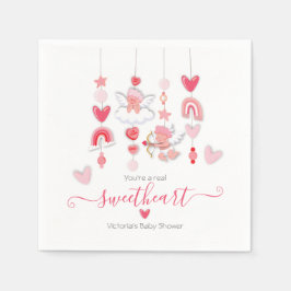 Valentijn Lieverd mobiel Baby shower Servet