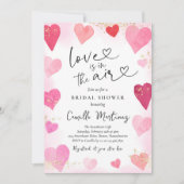 Valentijn Lieverd Roze rood hart Vrijgezellenfeest Kaart (Voorkant)