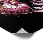 Valentijn Little Heart CHD Bewustzijn Hart Poster (Hoek)