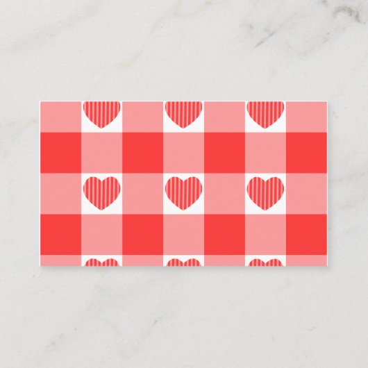 Valentijn Little Sweetheart Girl Boeken voor Baby Informatiekaartje (Achterkant)