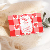 Valentijn Little Sweetheart Girl Boeken voor Baby Informatiekaartje