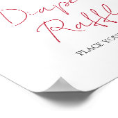 Valentijn Little Sweetheart Luier Raffle Poster (Hoek)