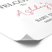 Valentijn Little Sweetheart Welkom Poster (Hoek)