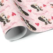 Valentijn Long Coat Chihuahua Cadeaupapier (Rol Hoek)