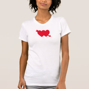 VALENTIJN LOVE bovenaan T-shirt