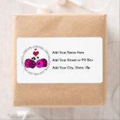 Valentijn Love Bug Etiket (Insitu)