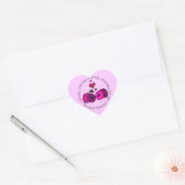 Valentijn Love Bug Hart Sticker (Envelop)