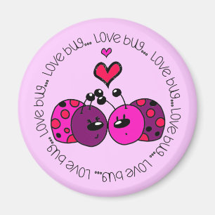 Valentijn Love Bug Magneet