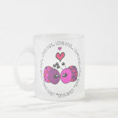 Valentijn Love Bug Matglas Koffiemok (Links)