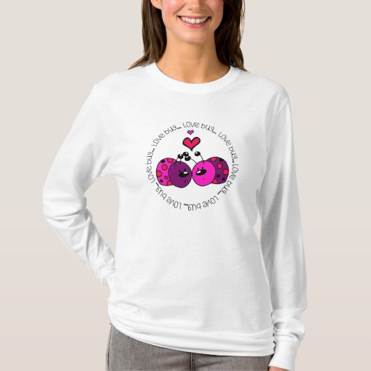 Valentijn Love Bug T-shirt (Voorkant)