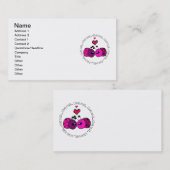 Valentijn Love Bug Visitekaartje (Voorkant / Achterkant)