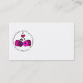 Valentijn Love Bug Visitekaartje (Achterkant)