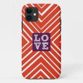 Valentijn LOVE Bullseye Case-Mate iPhone Case (Achterkant)