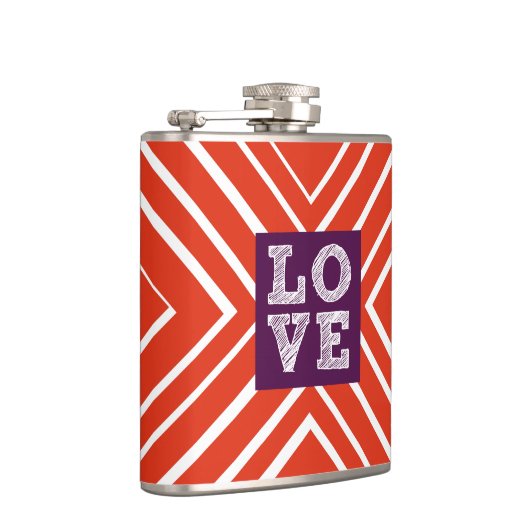 Valentijn LOVE Bullseye Heupfles (Rechts)