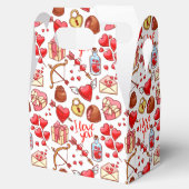 Valentijn Love Favor Box Bedankdoosjes (Geopend)