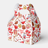 Valentijn Love Favor Box Bedankdoosjes (Voorkant Zijde)