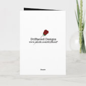 Valentijn Love Feestdagen Kaart (Achterkant)