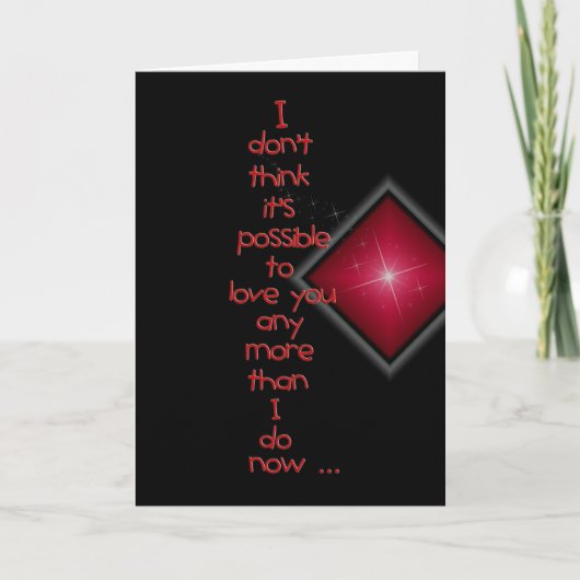 Valentijn Love Feestdagen Kaart (Voorkant)