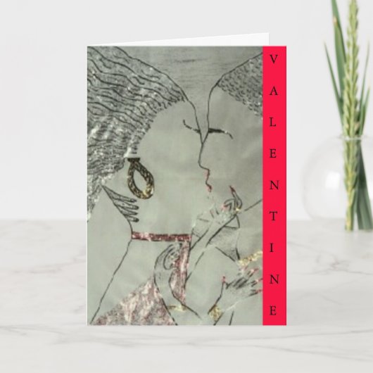 Valentijn Love Feestdagen Kaart (Voorkant)