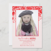 Valentijn Love Fotouitnodiging Kaart (Voorkant)