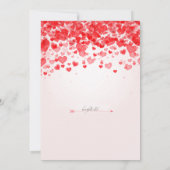 Valentijn Love Fotouitnodiging Kaart (Achterkant)