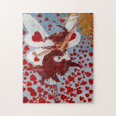  Valentijn Love Hearts Fairy Legpuzzel (Verticaal)