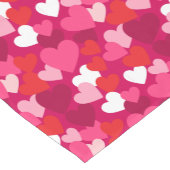 Valentijn Love Hearts Korte Tafelloper (Hoek)