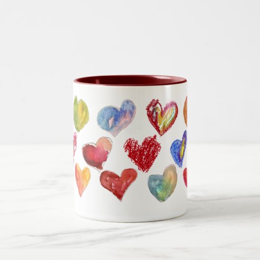 Valentijn Love Hearts Mok 2 van 4 (Center)