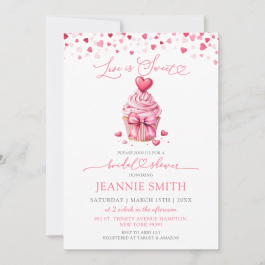 Valentijn Love is een uitnodiging voor Sweet Brida (Voorkant)