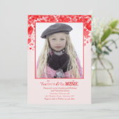 Valentijn Love Photo Invitation Kaart (Staand voorkant)