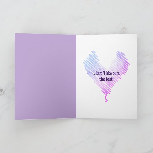 Valentijn Love Story Feestdagen Kaart (Binnen)