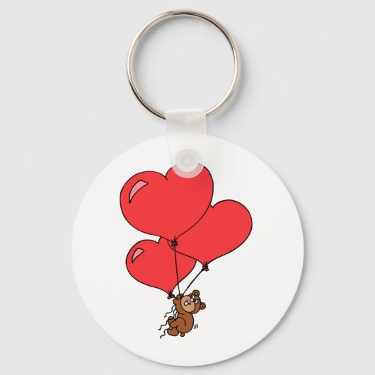 Valentijn Love Stuffed Beer Cute Sleutelhanger (Voorkant)