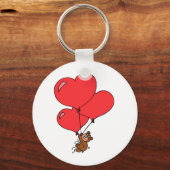 Valentijn Love Stuffed Beer Cute Sleutelhanger (Voorkant)